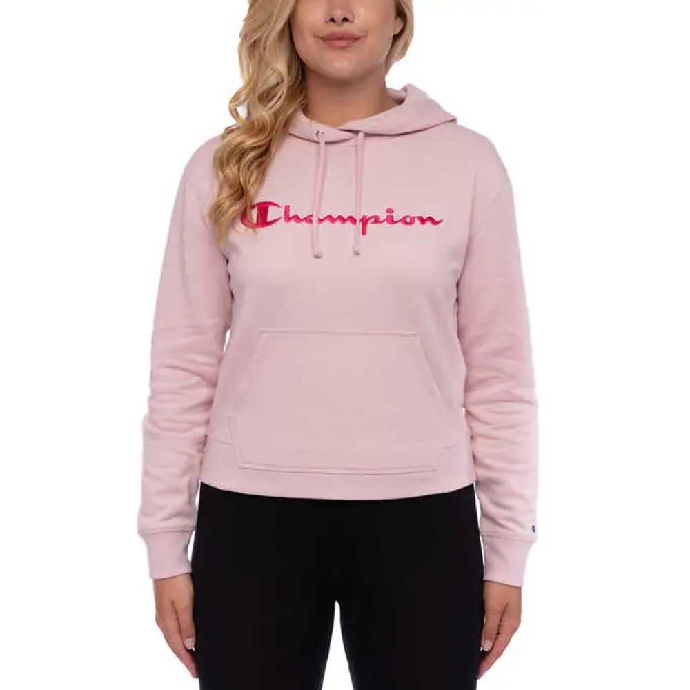 ⭐️ Women’s Champion Powerblend Sweatshirt Hoodie Embroidered Script Logo X LARGE